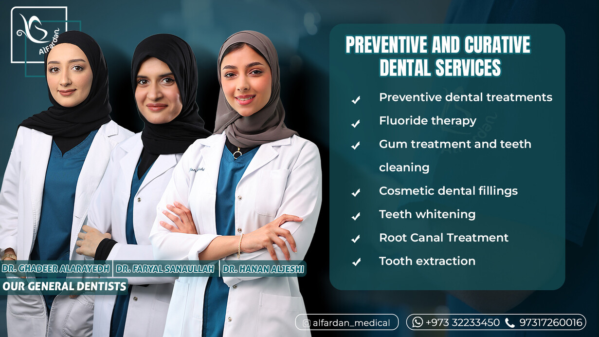Dr. Hanan AlJeshi Dr. Ghadeer, Dr. Faryal, Dr. Hanan Services EN